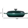 imageLe Creuset Enameled Cast Iron Signature Braiser 15 qt OysterArtichaut