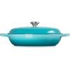 imageLe Creuset Enameled Cast Iron Signature Braiser 15 qt OysterCaribbean