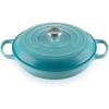 imageLe Creuset Enameled Cast Iron Signature Braiser 15 qt OysterCaribbean