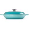 imageLe Creuset Enameled Cast Iron Signature Braiser 15 qt OysterCaribbean