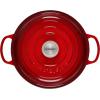 imageLe Creuset Enameled Cast Iron Signature Braiser 15 qt OysterCerise