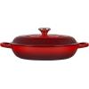 imageLe Creuset Enameled Cast Iron Signature Braiser 15 qt OysterCerise