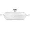 imageLe Creuset Enameled Cast Iron Signature Braiser 15 qt OysterMarble