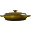 imageLe Creuset Enameled Cast Iron Signature Braiser 15 qt OysterOlive