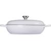 imageLe Creuset Enameled Cast Iron Signature Braiser 15 qt OysterShallot