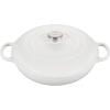 imageLe Creuset Enameled Cast Iron Signature Braiser 15 qt OysterWhite