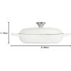 imageLe Creuset Enameled Cast Iron Signature Braiser 15 qt OysterWhite
