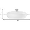 imageLe Creuset Enameled Cast Iron Signature Braiser 15 qt OysterWhite