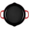 imageLe Creuset Enameled Cast Iron Signature Deep Round Grill 975quot MarseilleCerise