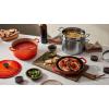 imageLe Creuset Enameled Cast Iron Signature Deep Round Grill 975quot MarseilleMarseille