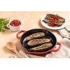 imageLe Creuset Enameled Cast Iron Signature Deep Round Grill 975quot MarseilleMarseille