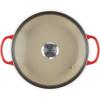 imageLe Creuset Enameled Cast Iron Signature Round Braiser with Glass Lid 225 qt OysterCerise