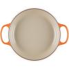 imageLe Creuset Enameled Cast Iron Signature Round Braiser with Glass Lid 225 qt OysterFlame
