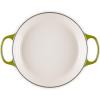 imageLe Creuset Enameled Cast Iron Signature Round Braiser with Glass Lid 225 qt OysterOlive