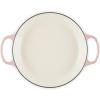 imageLe Creuset Enameled Cast Iron Signature Round Braiser with Glass Lid 225 qt OysterPeche