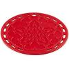 imageLe Creuset Silicone French Trivet 8quot  CaribbeanCerise