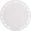 imageLe Creuset Silicone French Trivet 8quot  CaribbeanWhite