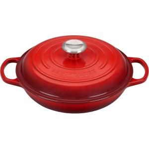 imageLe Creuset Enameled Cast Iron Signature Braiser 15 qt OysterCerise