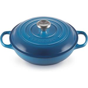 imageLe Creuset Enameled Cast Iron Signature Braiser 15 qt OysterMarseille