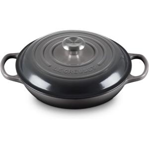 imageLe Creuset Enameled Cast Iron Signature Braiser 15 qt OysterOyster