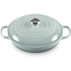 imageLe Creuset Enameled Cast Iron Signature Braiser 15 qt OysterSea Salt