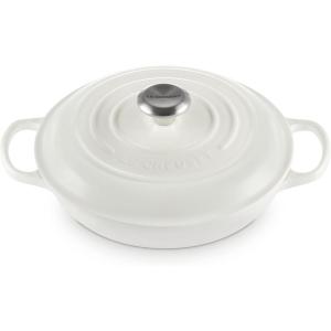 imageLe Creuset Enameled Cast Iron Signature Braiser 15 qt OysterWhite