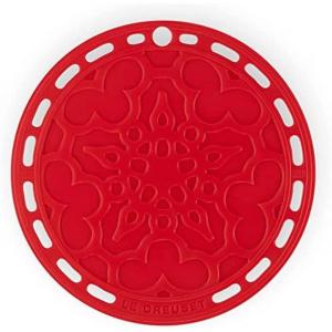 imageLe Creuset Silicone French Trivet 8quot  CaribbeanCerise