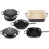 imageLe Creuset Enameled Cast Iron Signature Cookware Set 5 pc PecheOyster