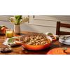 imageLe Creuset Enameled Cast Iron Signature Oval Dutch Oven 155 qt Flamme Doree with Crucible Knob5 qt