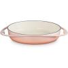 imageLe Creuset Enameled Cast Iron Traditional Round Tarte Tatin Dish 2 qt Sea SaltPeche