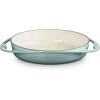 imageLe Creuset Enameled Cast Iron Traditional Round Tarte Tatin Dish 2 qt Sea SaltSea Salt