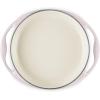 imageLe Creuset Enameled Cast Iron Traditional Round Tarte Tatin Dish 2 qt Sea SaltShallot
