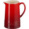 imageLe Creuset Stoneware Signature Pitcher 16 qt Sea SaltCerise