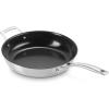 imageEssential Stainless Steel Set of 2 NonStick Round Frying Pan 95quot and 11 quot11