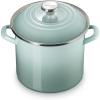imageLe Creuset Enamel on Steel Traditional Stockpot 8 qt Sea Salt with Stainless Steel Knob