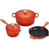 imageLe Creuset Enameled Cast Iron Signature Cookware Set 5 pc PecheFlame