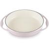 imageLe Creuset Enameled Cast Iron Traditional Round Tarte Tatin Dish 2 qt Sea SaltShallot