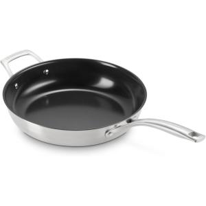 imageEssential Stainless Steel Set of 2 NonStick Round Frying Pan 95quot and 11 quot11