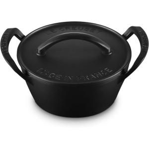 imageLe Creuset Alpine Outdoor Collection Enameled Cast Iron Square Grill Pan 1025quotDutch Oven