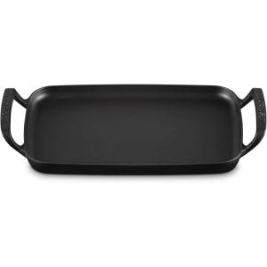imageLe Creuset Alpine Outdoor Collection Enameled Cast Iron Square Grill Pan 1025quotRectangular Griddle