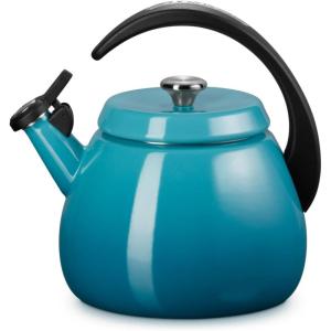 imageLe Creuset Enamel on Steel Cloche Kettle 22 qt CeriseCaribbean