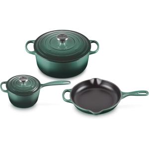 imageLe Creuset Enameled Cast Iron Signature Cookware Set 5 pc PecheArtichaut