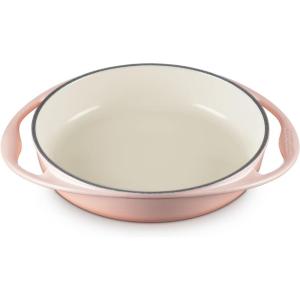imageLe Creuset Enameled Cast Iron Traditional Round Tarte Tatin Dish 2 qt Sea SaltPeche