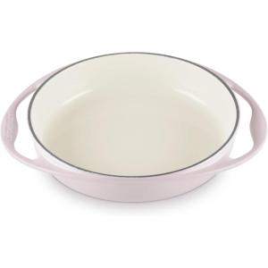 imageLe Creuset Enameled Cast Iron Traditional Round Tarte Tatin Dish 2 qt Sea SaltShallot
