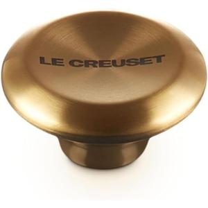 imageLe Creuset Light Gold Crucible Knob 55mmGold