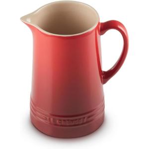 imageLe Creuset Stoneware Signature Pitcher 16 qt Sea SaltCerise