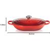 imageLe Creuset Enameled Cast Iron Signature Oval Casserole 375 qt PecheCerise