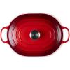 imageLe Creuset Enameled Cast Iron Signature Oval Casserole 375 qt PecheCerise