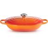imageLe Creuset Enameled Cast Iron Signature Oval Casserole 375 qt PecheFlame