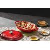 imageLe Creuset Enameled Cast Iron Signature Oval Casserole 375 qt PecheOlive